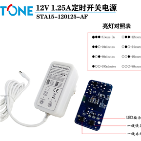 18W定時快關電(diàn)源适配器